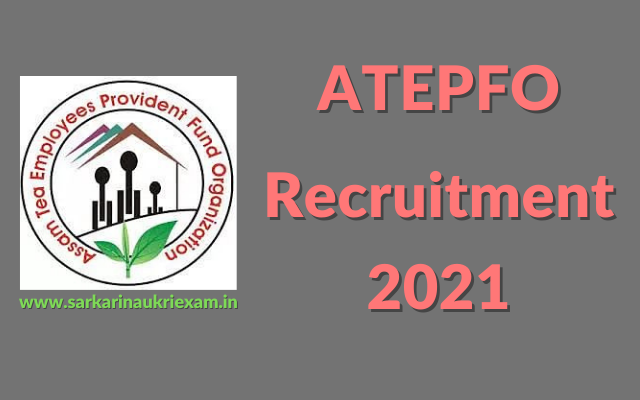 ATEPFO Recruitment