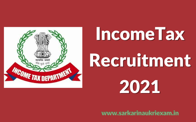 Income Tax Recruitment