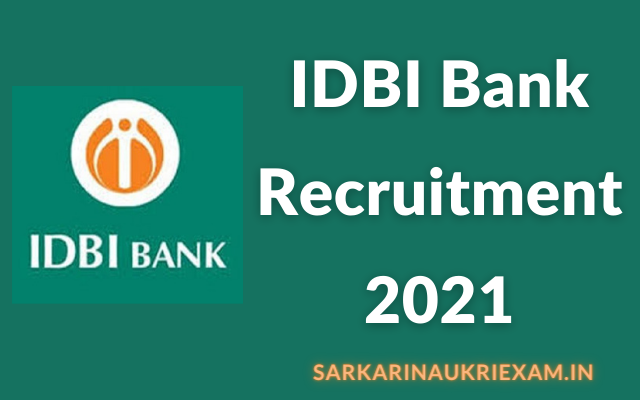 IDBI Bank Recruitment