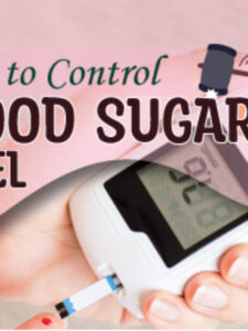 How to Control Blood Sugar Level